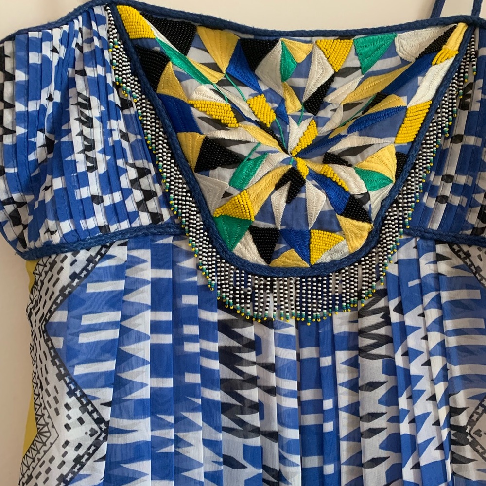 Ranna Gill multi pattern maxi dress